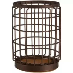 Image of Premier Housewares - Vertex Round Bronze Coated Utensil Holder