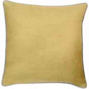 Image of Riva Home Bellucci Cushion Cover (45x45cm) (Ochre/Grey) - Ochre/Grey