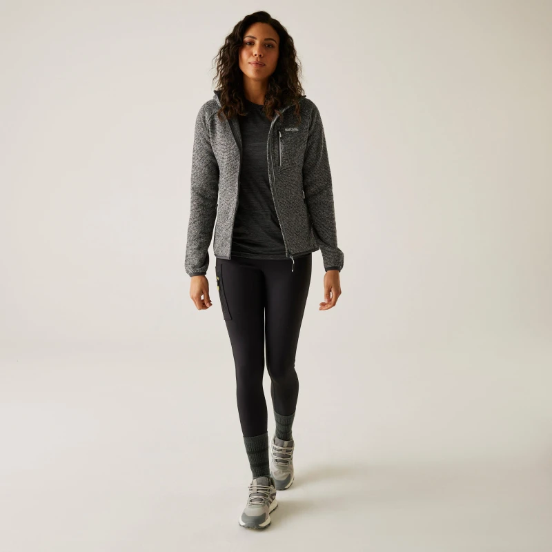 Image of Regatta Womens Hood Newhill Full-Zip Fleece Cyberspace female 10 (S)