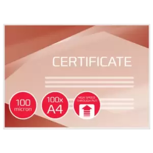 Image of HighSpeed Pouch A4 100 Micron Clear (100)