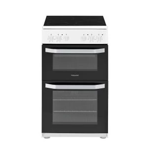 Image of Hotpoint HD5V92KCW 50cm Electric Ceramic Cooker