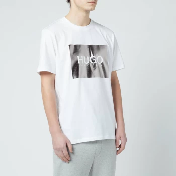 Image of HUGO Mens Dolive T-Shirt - White - S