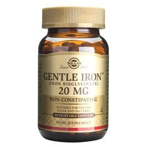 Image of Solgar Gentle Ironamp174 20 mg Vegetable Capsules 90 Vegicaps