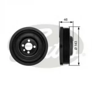 Image of GATES Torsional Vibration Damper TVD1040