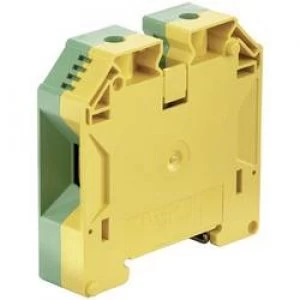 Image of WPE protective conductor terminal blocks WPE 50N 1846040000 Green yellow