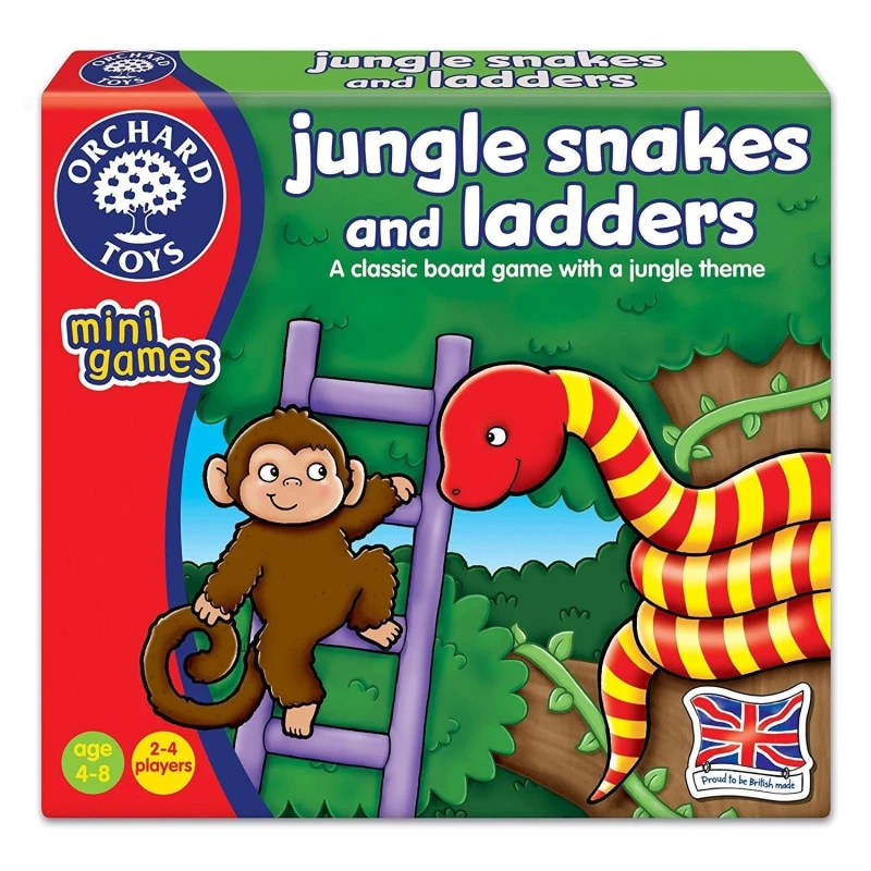 Image of Orchard Toys Jungle Snakes and Ladders Multi unisex