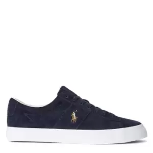 Image of Polo Ralph Lauren Polo Sayer Suede Trainer - Blue
