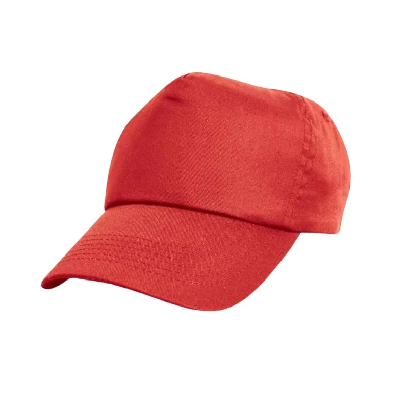 Image of Result Womens Cotton Baseball Cap in Red Red Female One Size