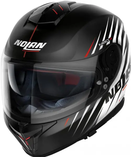 Image of Nolan N80-8 Kosmos 64 Flat Black Full Face Helmet L