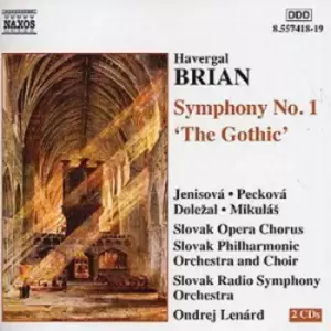 Image of Symphony No 1 Gothic Lenard Slovak Radio So Jenisova by Havergal Brian CD Album