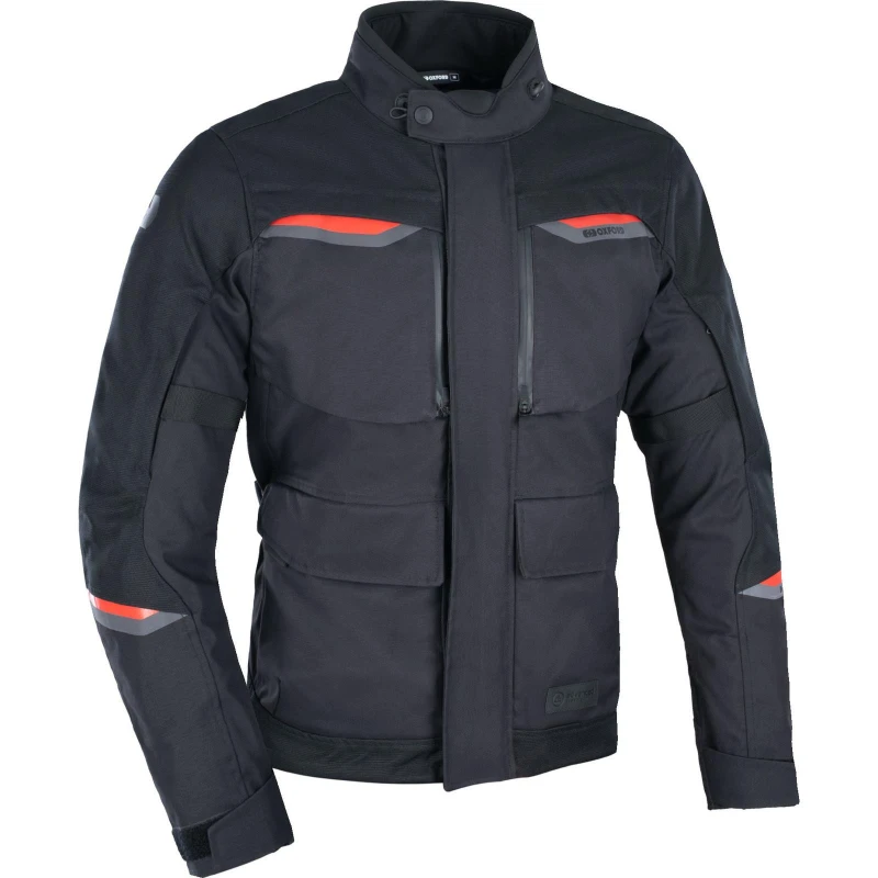 Image of Oxford Mondial 2.0 Dry2Dry Motorcycle Jacket M Tech Black Tech Black