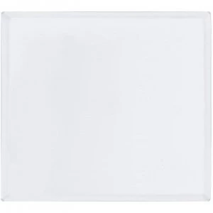 Image of Hotel Collection Mirrored Glass Placemat Set of 2 - Oak