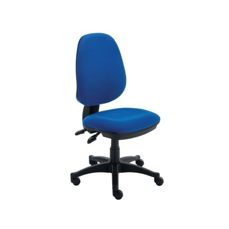 Image of Polaris Nesta Operator Chair 2 Lever Upholstered 590x555x1090mm Royal Blue KF77947