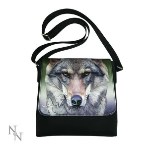 Image of Portrait of a Wolf Crossbody Bag