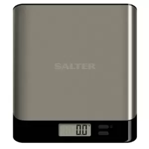 Image of Salter Arc Pro Stainless Steel Electronic Kitchen Scale - Black