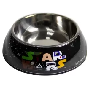 Image of Disney Pets Star Wars Stainless Steel Dog Bowl - Medium