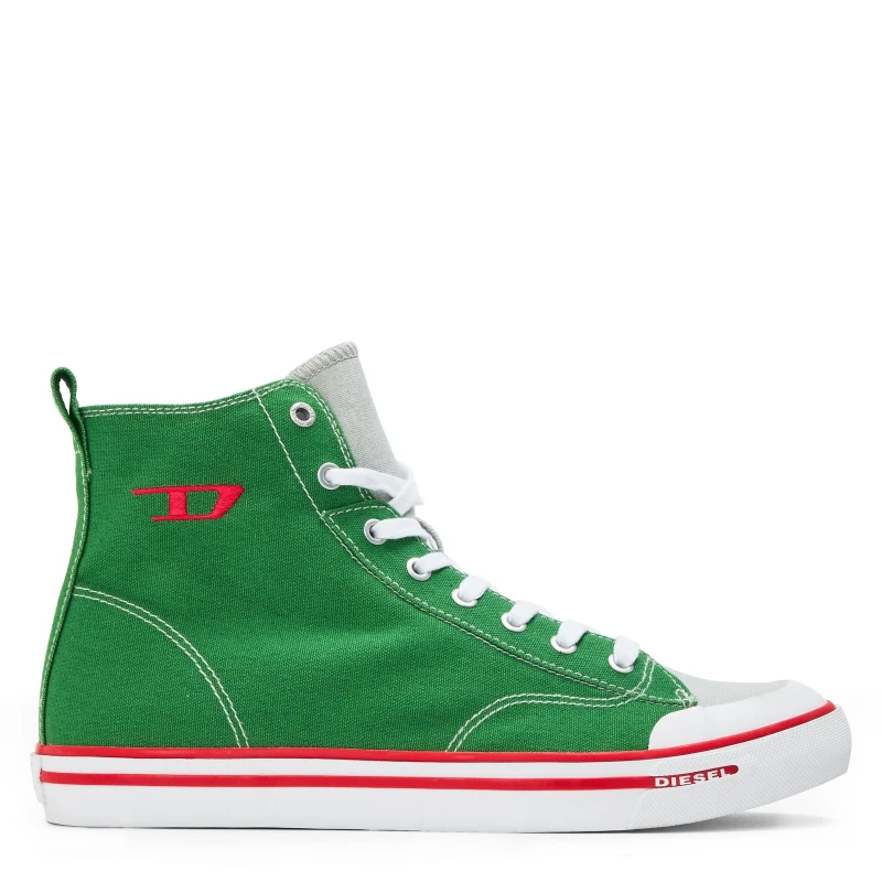 Image of Diesel Mens Aths Mid Low-Top Trainers Junipr/Vpr Blue male 6 (39)