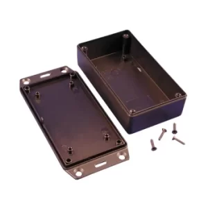 Image of Hammond 1591XXBSFLBK GPABS Enclosure Flanged Lid 113 x 63 x 31mm Black