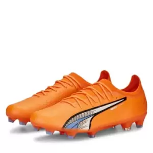 Image of Puma Ultra.1 Firm Ground Football Boots Mens - Orange
