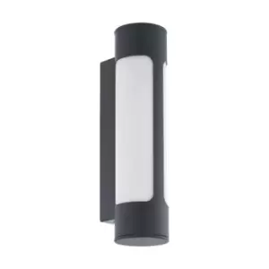 Image of IP44 Outdoor Wall Light Anthracite Zinc Plated Steel 6W Built in LED