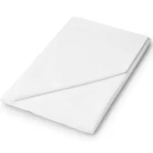 Image of Helena Springfield Plain Dye, 50/50 Percale, Single Flat Sheet, White
