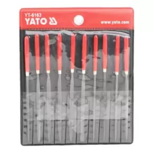 Image of YATO File Set Number of tools: 10 YT-6163