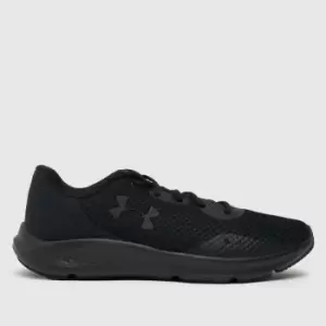 Image of Under Armour Black Charged Pursuit 3 Trainers