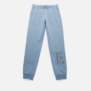 Image of EA7 Boys' Train Visibility Sweatpants - Blue - 8 Years