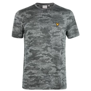 Image of Lyle and Scott Sport Sport Run T Shirt - Grey