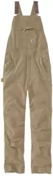 Image of Carhartt Rugged Flex Rigby Bib Overall, green-brown, Size 40, green-brown, Size 40