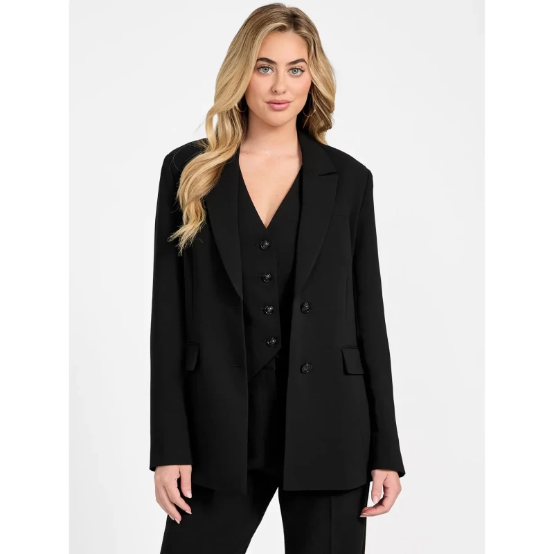 Image of Guess Womens blazer Guess Theoline Perfect Noir Female S