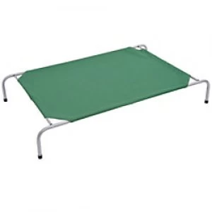 Image of PawHut Pet Bed Green, Silver Grey 800 mm x 1300 mm x 200 mm
