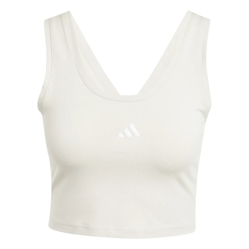 Image of Adidas Womens tank top adidas Essentials Small Logo Beige Female L