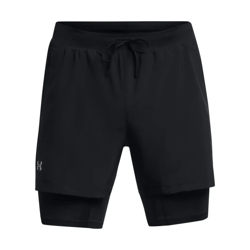 Image of 2 in 1 shorts Under Armour Launch 5" Noir Male M