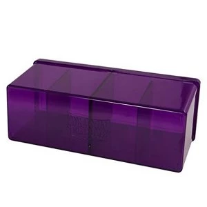 Image of Dragon Shield Storage Box With 4 compartments - Purple