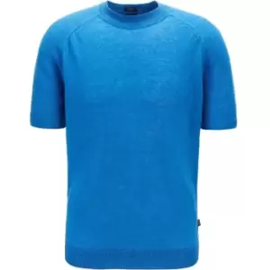 Image of Boss Julios Knit T Shirt - Blue