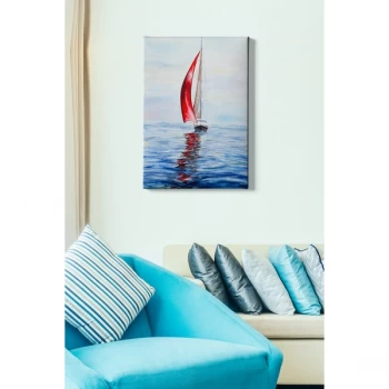 Image of Kanvas Tablo (50 x 70) - 222 Multicolor Decorative Canvas Painting