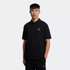Image of Mens Casuals Jersey Polo Shirt - Jet Black - M