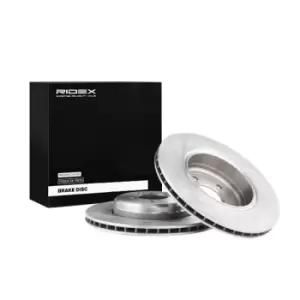 Image of RIDEX Brake disc 82B0529 Brake rotor,Brake discs BMW,5 Limousine (E60),5 Touring (E61),6 Coupe (E63),6 Cabrio (E64)