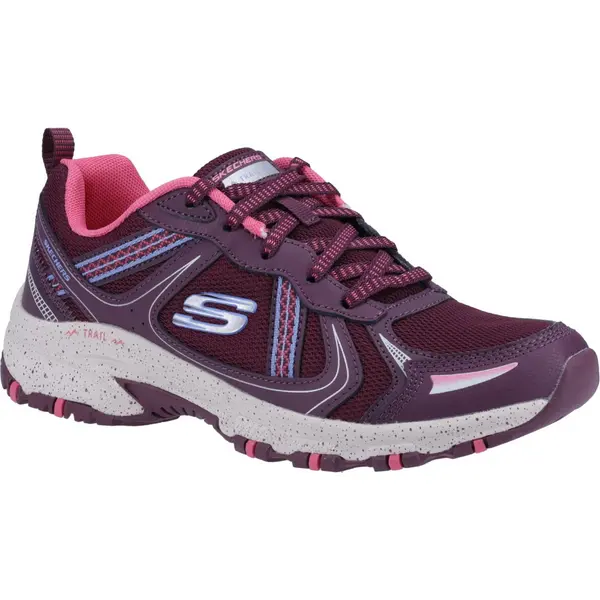 Image of Skechers Womens Hillcrest Lace Up Walking Hiking Shoes Trainers - UK 6