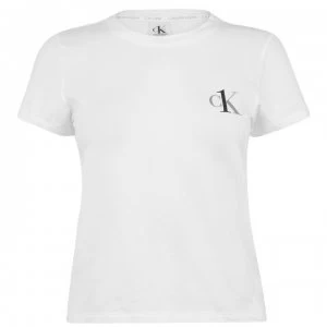Image of Calvin Klein One Short Sleeve T Shirt - White 100