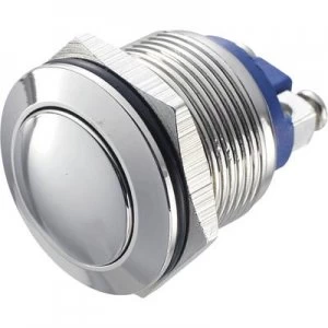 Image of TRU COMPONENTS GQ 19B N Tamper proof pushbutton 48 Vdc 2 A 1 x OffOn IP65 momentary
