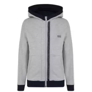 Image of BOSS Children Boys Zip Hoodie - Grey