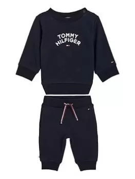 Image of Tommy Hilfiger Baby Hilfiger Flag Jog Set - Deep Indigo