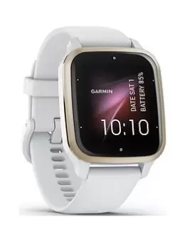 Image of Garmin Venu Sq 2, White/Cream Gold, Ww