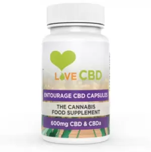 Image of Love CBD Entourage CBD 600mg 60 capsule
