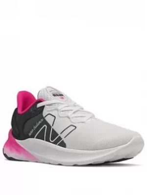 Image of New Balance Fresh Foam Roav Trainer, Black/Pink, Size 4, Women