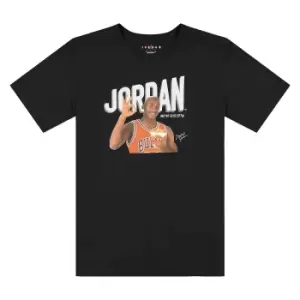 Image of jordan M J FLIGHT MVP PHOTO T-SHIRT, BLACK/PHANTOM