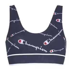 Image of Champion SEAMLESS BRALETTE womens in Blue - Sizes S,M,XS