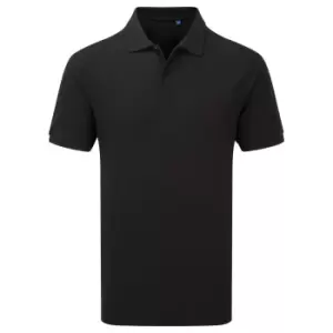 Image of Premier Unisex Adult HeiQ Viroblock Polo Shirt (L) (Black)